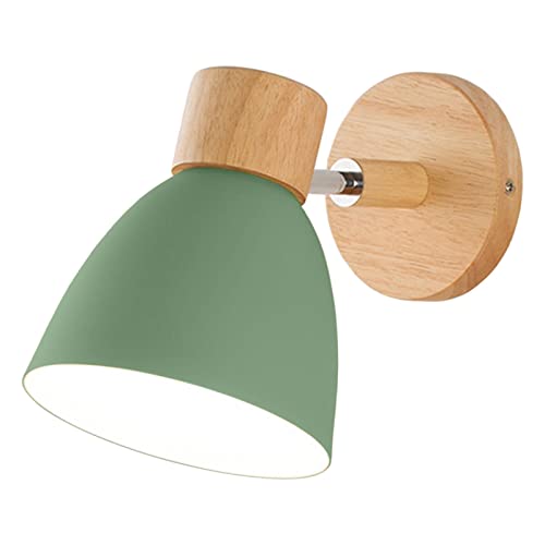 Baoblaze Wandleuchten Nordic Wall Sconce Lamps Macaron Aisle Lights Corridor Lamp Bedside Reading Light E27, Grün von Baoblaze