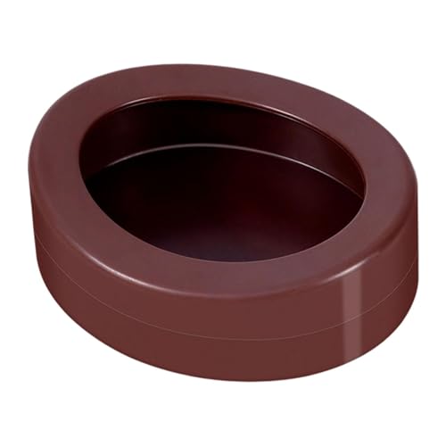 Baoblaze Wassernapf für Reptilien, Futternapf für Schildkröten, ausbruchsicherer Futterspender für Reptilien, leicht zu reinigen, Fütterungszubehör für kleine, Dunkelrot von Baoblaze