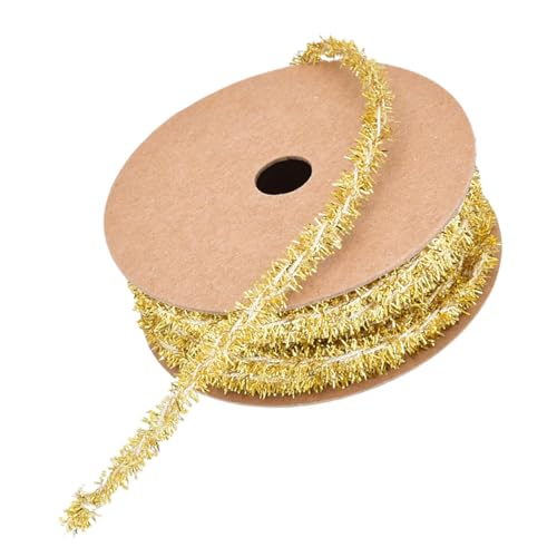 Baoblaze Weihnachtsband, Glitzerband, dekorative Weihnachtsbänder, Geschenkverpackungsband für Kuchendekoration, Festival, Kranzdekoration, Gold Baoblaze Weihnachtsband, Glitzerband, dekorative Weihnachtsbänder, Geschenkverpackungsband für Kuchendekoration, Festival, Kranzdekoration, Gold von Baoblaze