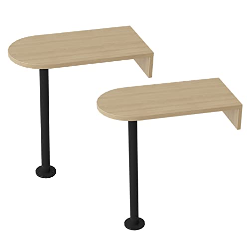 An der Wand montierte kleine Couchtische, runder Beistelltisch aus Massivholz, Sofa-Kaffee-Beistelltisch für Büro, Café, Milchteeladen, kleine Räume, einfache Montage, Nachttisch An der Wand montierte kleine Couchtische, runder Beistelltisch aus Massivholz, Sofa-Kaffee-Beistelltisch für Büro, Café, Milchteeladen, kleine Räume, einfache Montage, Nachttisch von Baodiale