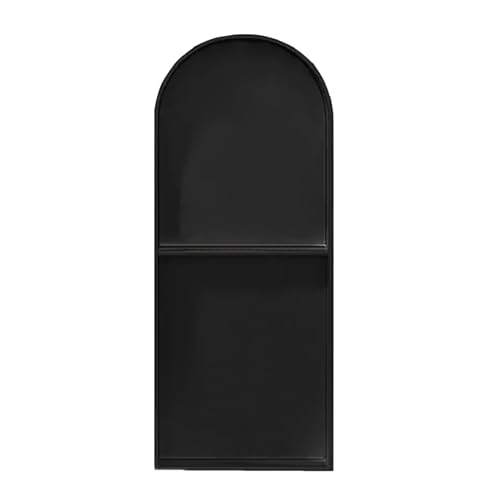 Badezimmer-Wandnische, Duschnische aus Edelstahl mit gewölbten Doppelregalen, schmaler Badezimmer-Wandschrank zur Aufbewahrung von Shampoo und Toilettenartikeln, stilvoller, funktionaler Organizer Badezimmer-Wandnische, Duschnische aus Edelstahl mit gewölbten Doppelregalen, schmaler Badezimmer-Wandschrank zur Aufbewahrung von Shampoo und Toilettenartikeln, stilvoller, funktionaler Organizer von Baodiale
