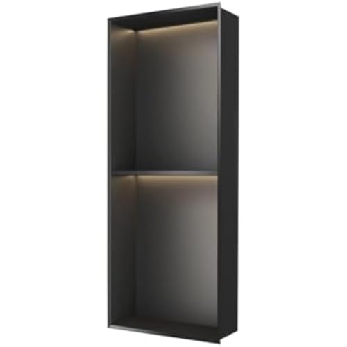Badezimmer-Wandnische, Edelstahl-Duschregal mit LED-Licht, TopMount-Aufbewahrungsregal, Wand-Organizer für Badezimmer, platzsparendes Design Badezimmer-Wandnische, Edelstahl-Duschregal mit LED-Licht, TopMount-Aufbewahrungsregal, Wand-Organizer für Badezimmer, platzsparendes Design von Baodiale