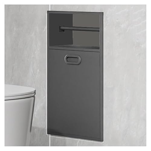 Badezimmer-Wandnische, an der Wand montierter Dusch-Organizer, versenkbare Badezimmerregale aus Edelstahl mit Mülleimer für die Aufbewahrung zu Hause und im Hotel, Keine Fliesen erforderlich Badezimmer-Wandnische, an der Wand montierter Dusch-Organizer, versenkbare Badezimmerregale aus Edelstahl mit Mülleimer für die Aufbewahrung zu Hause und im Hotel, Keine Fliesen erforderlich von Baodiale