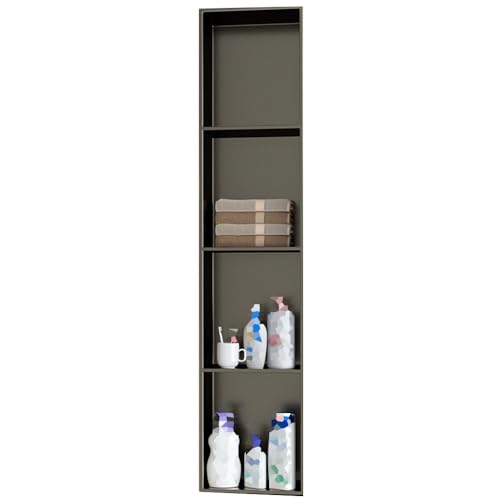 Badezimmer-Wandnische, hochwertiger Edelstahl-Dusche-Einbauschrank für Badezimmer, Medizin, Toilette und Zimmer, langlebige Metallbeschläge Badezimmer-Wandnische, hochwertiger Edelstahl-Dusche-Einbauschrank für Badezimmer, Medizin, Toilette und Zimmer, langlebige Metallbeschläge von Baodiale