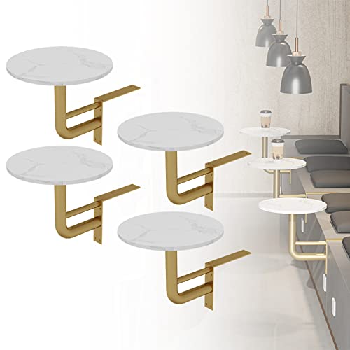 Baodiale An der Wand montierte kleine Couchtische, Moderne, an der Wand montierte kleine runde Tischwand für Milchteeladen, Cafés, Freizeit-Kaffee-ESS-Dessert-Bereiche von Baodiale