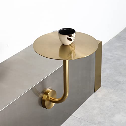 Baodiale An der Wand montierte kleine Kaffeetische Wandmontierter Tisch für Milchteeladen-Cafés an der Wand Kartensitzseite Edelstahl Kleiner runder Kaffee Baodiale An der Wand montierte kleine Kaffeetische Wandmontierter Tisch für Milchteeladen-Cafés an der Wand Kartensitzseite Edelstahl Kleiner runder Kaffee von Baodiale
