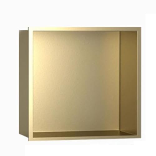 Baodiale Badezimmer-Wandnische, 32,8 cm, versenkbares Duschregal, Edelstahl, Inwall-Aufbewahrung, Keine Fliesen erforderlich, elegant von Baodiale