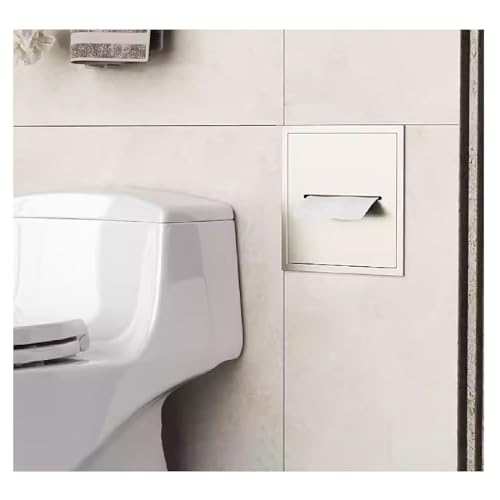 Baodiale Badezimmer-Wandnische, Duschnische, wasserdichte Badezimmer-Wandeinlegeregale, eingebettetes Lagerregal aus Edelstahl für Küche, Wohnzimmer, Shampoo- und Toilettenartikelregal von Baodiale