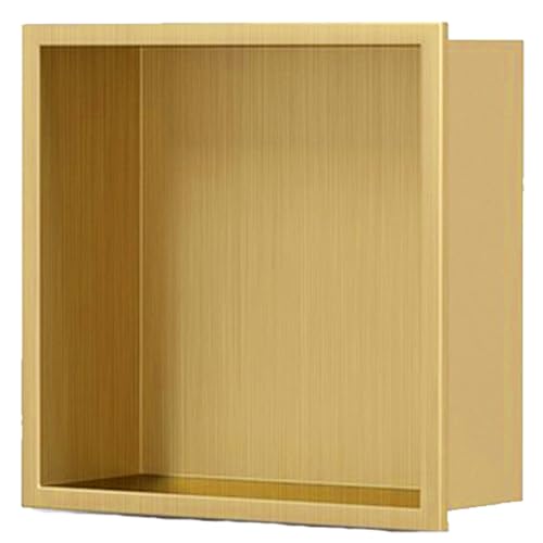 Baodiale Badezimmer-Wandnische, Duschregal aus Edelstahl 304 für Hotelbadezimmer, an der Wand montierter Aufbewahrungs-Organizer, rostbeständig, langlebiges Design, platzsparende Lösung Baodiale Badezimmer-Wandnische, Duschregal aus Edelstahl 304 für Hotelbadezimmer, an der Wand montierter Aufbewahrungs-Organizer, rostbeständig, langlebiges Design, platzsparende Lösung von Baodiale
