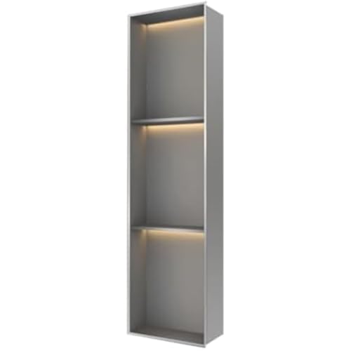Baodiale Badezimmer-Wandnische, Edelstahl-Badezimmer-Duschregal mit LED-Licht, TopMount-Einbauregal-Organizer, platzsparende Wandaufbewahrungslösung Baodiale Badezimmer-Wandnische, Edelstahl-Badezimmer-Duschregal mit LED-Licht, TopMount-Einbauregal-Organizer, platzsparende Wandaufbewahrungslösung von Baodiale