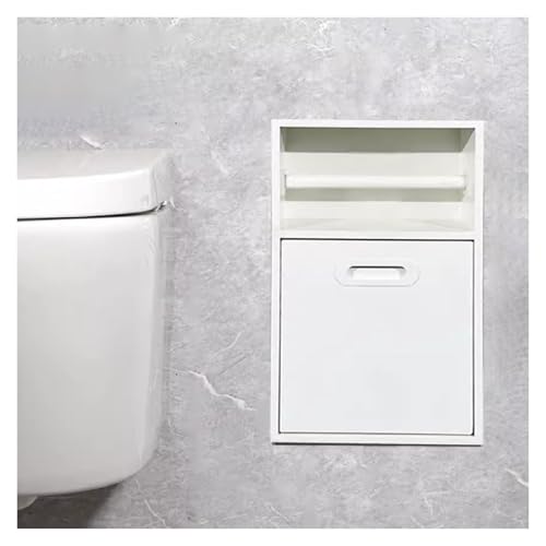 Baodiale Badezimmer-Wandnische, Einbauregal, Organizer, Duschnische, mehrschichtiger Mülleimer, Toilettenpapier-Aufbewahrungsbox, Edelstahlnische, einfach zu installierende Nische von Baodiale