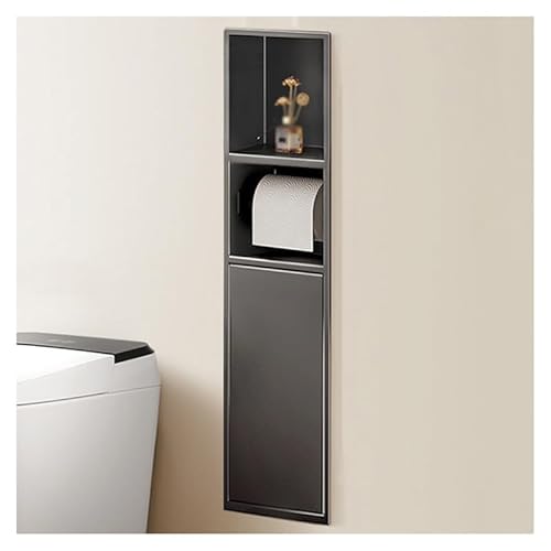 Baodiale Badezimmer-Wandnische, Wandmontierte Dusche mit doppelstöckigem, wasserdichtem Nizer-Regal, versenkbarer Badezimmer-Aufbewahrung aus Edelstahl Baodiale Badezimmer-Wandnische, Wandmontierte Dusche mit doppelstöckigem, wasserdichtem Nizer-Regal, versenkbarer Badezimmer-Aufbewahrung aus Edelstahl von Baodiale