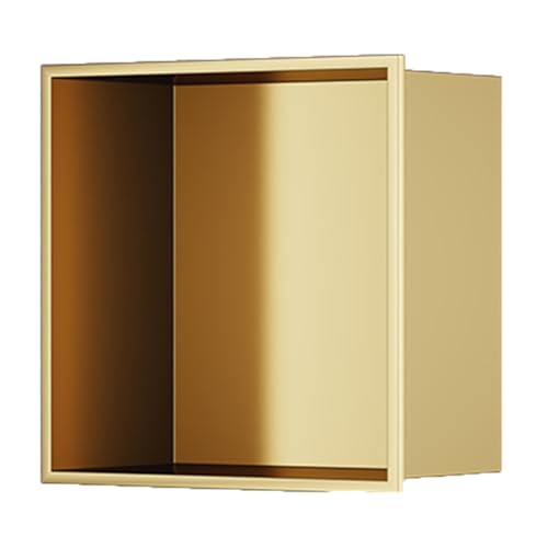 Baodiale Badezimmer-Wandnische, hochwertiges Duschregal aus Edelstahl, wasserdichte Aufbewahrung für Toilettenartikel, Shampoo und Kosmetik, elegant Baodiale Badezimmer-Wandnische, hochwertiges Duschregal aus Edelstahl, wasserdichte Aufbewahrung für Toilettenartikel, Shampoo und Kosmetik, elegant von Baodiale
