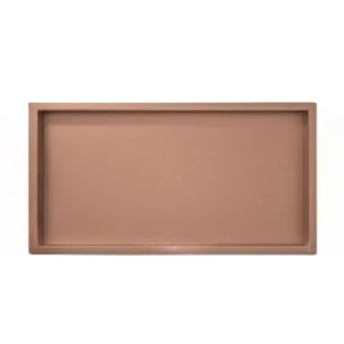 Baodiale Badezimmer-Wandnische, versenkbares Duschregal, Edelstahl, Badezimmeraufbewahrung für Shampoo und Toilettenartikel, Rose von Baodiale