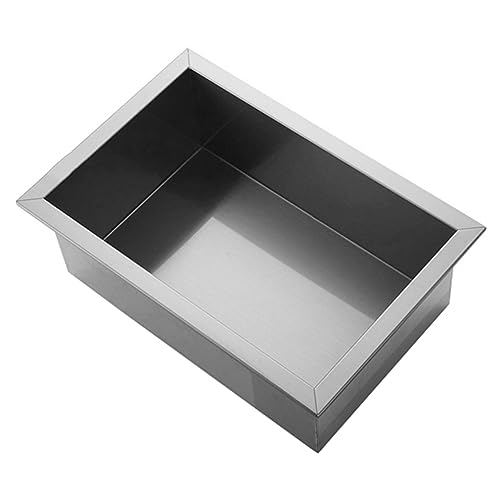 Baodiale Badezimmer-Wandnische, wasserdicht, Edelstahl, versenkbares Duschregal, Badezimmer-Aufbewahrung für Shampoo, Toilettenartikel und Kosmetik, stilvoller Home-Organizer von Baodiale
