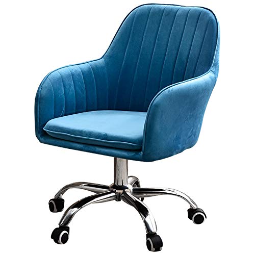 Baodiale Bequeme Computerstühle, Home-Office-Stuhl, Drehbarer Schreibtisch, Gepolsterter Computerstuhl, Metallbasis mit Rückenlehne von Baodiale