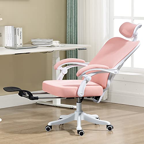 Baodiale Bequeme Computerstühle, Home-Office-Stuhl mit Lordosenstütze, Netz-Schreibtisch-Drehstuhl mit hoher Rückenlehne, Chef-Gaming-Stühle von Baodiale
