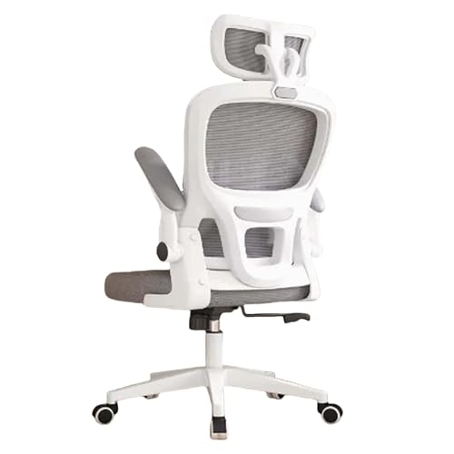 Baodiale Bequeme Computerstühle, ergonomischer Büro- und Gaming-Computer-Schreibtischstuhl mit Drehgelenk, höhenverstellbarer Neigung um 30°, dynamischer Lendenwirbelstütze, hochklappbaren Armlehnen, von Baodiale