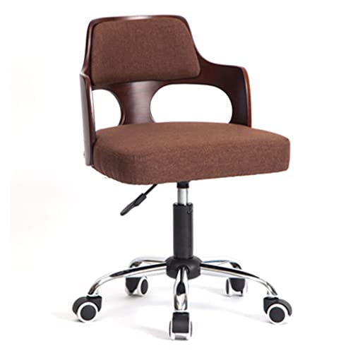 Baodiale Bequeme Computerstühle, moderner, hohlgeschnitzter Bürodrehstuhl mit gepolstertem Kissen, höhenverstellbarer ergonomischer Schreibtisch für das Schlafzimmer zu Hause von Baodiale