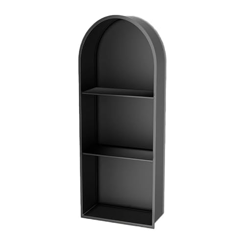 LED-Duschregal für die Wandnische im Badezimmer mit gewölbtem Edelstahl-Wand-Organizer-Rack für die Aufbewahrung in Bad und Küche, Keine Fliesen LED-Duschregal für die Wandnische im Badezimmer mit gewölbtem Edelstahl-Wand-Organizer-Rack für die Aufbewahrung in Bad und Küche, Keine Fliesen von Baodiale