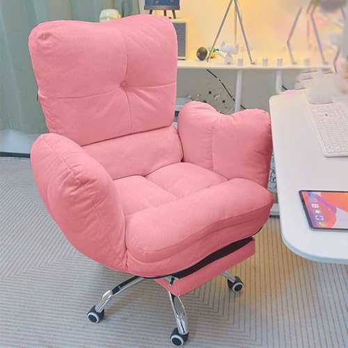 Lazy Sofa Chair Gaming Chair Bürostühle Liegestuhl für Schlafzimmer, Arbeitszimmer Ergonomische Lift-Rückenlehne Verstellbarer Home Desk Computerstuhl von Baodiale
