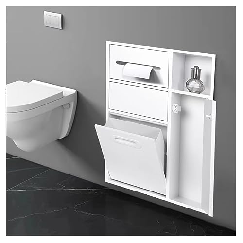Wandnische für Badezimmer, Edelstahl-Duschnische und mehrschichtige Mülleimer-Aufbewahrungsbox, einfach zu installierender Toilettenpapierhalter für das Badezimmer im Hotel- und Privatbereich von Baodiale