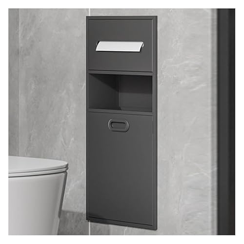 Wandnische für Badezimmer, an der Wand montierter Dusch-Organizer, Einbauregal aus Edelstahl mit eingebautem Mülleimer, platzsparende Badezimmeraufbewahrung für Zuhause und Hotel, Keine Fliesen Wandnische für Badezimmer, an der Wand montierter Dusch-Organizer, Einbauregal aus Edelstahl mit eingebautem Mülleimer, platzsparende Badezimmeraufbewahrung für Zuhause und Hotel, Keine Fliesen von Baodiale