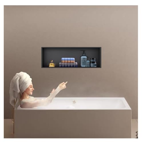 Wasserdichter Duschregal-Organizer für die Wandnische im Badezimmer, große Kapazität, Badezimmeraufbewahrung für Toilette und Küche, einfache Installation ohne Fliesen, elegant Wasserdichter Duschregal-Organizer für die Wandnische im Badezimmer, große Kapazität, Badezimmeraufbewahrung für Toilette und Küche, einfache Installation ohne Fliesen, elegant von Baodiale