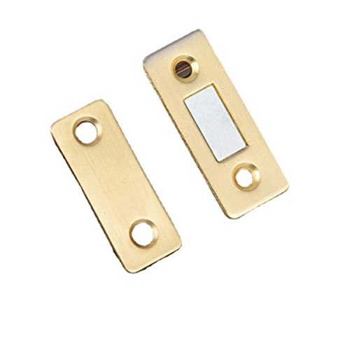 10 Stück Magnetschnäpper Ultra Dünn Tür Magnet Magnetverschluss Stark Magnete Türschließer Türmagnet für Schranktüren Schubladen Möbel (Gold) von Baogu