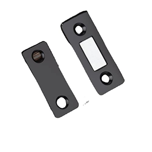 10 Stück Magnetschnäpper Ultra Dünn Tür Magnet Magnetverschluss Stark Magnete Türschließer Türmagnet für Schranktüren Schubladen Möbel (Schwarz) von Baogu