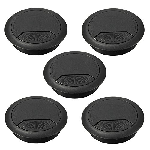 5 Stück Kunststoff Kabeldurchführung Kabeldurchlass Ø 60 mm Schwarz 5 Stück Kunststoff Kabeldurchführung Kabeldurchlass Ø 60 mm Schwarz von Baogu