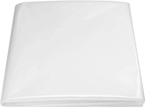 Baogu Weiß Teichfolie Gartenteich HDPE 16S für Fisch Teich Gardens Pools UV-Beständig reißfest umweltfreundlich (2m x 3m) von Baogu