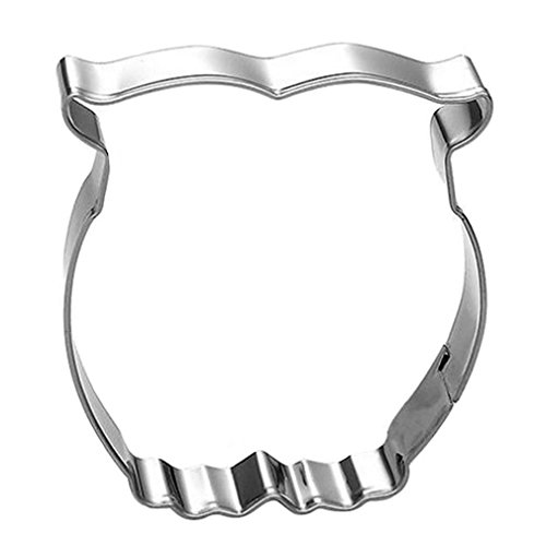 Edelstahl Keks Ausstecher Ausstechformen Kuchen für Plätzchen Brot Keks Fondant Gemüse Obst Eule von Baogu