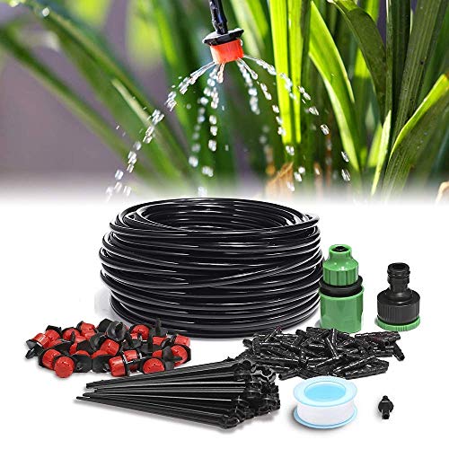 Garten Bewässerungssystem Bewässerungssets DIY Mikro Drip Bewässerung Sbausätze für Landschaft, Flower Bed, Terrasse Pflanzen 5m Garten Bewässerungssystem Bewässerungssets DIY Mikro Drip Bewässerung Sbausätze für Landschaft, Flower Bed, Terrasse Pflanzen 5m von Baogu