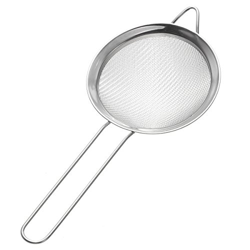 Küchensieb Mehlsieb Haushaltssieb Edelstahl Strainer Sieb mit Griffe 14 CM Küchensieb Mehlsieb Haushaltssieb Edelstahl Strainer Sieb mit Griffe 14 CM von Baogu