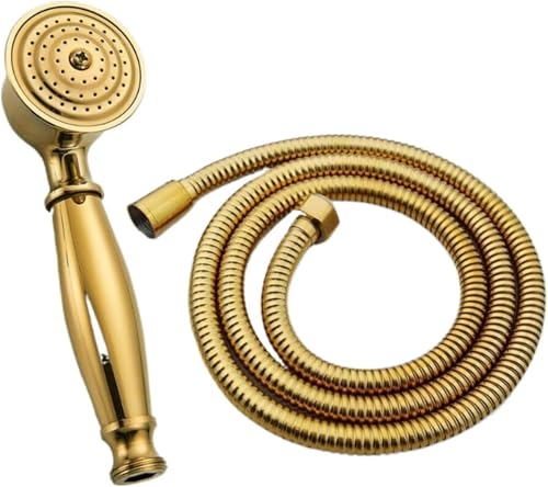 Retro Kupfer Handheld Handbrause Shower Head Brausekopf Duschkopf mit mit Brauseschlauch von Baogu