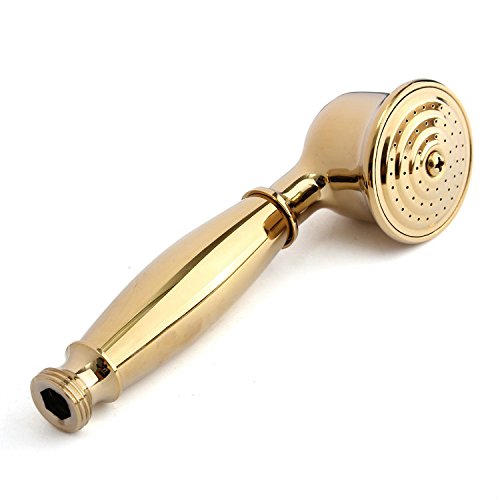 Retro Kupfer Handheld Shower Head Handbrause Brausekopf Duschkopf Gold von Baogu