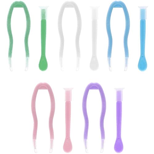 Baokuan 5 Pcs Farbenfrohe Kontaktlinsenentferner Und Inserter -Werkzeug -Set, Tragbare Kontakt -pinzetten Weichem TIPP, Kontakt Applikator Für Die Kontaktlinse von Baokuan