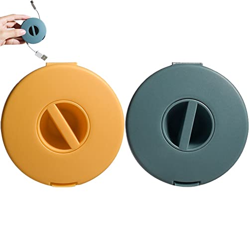 Baokuan Tragbare Wiederverwendbare Kabelclips Ladekabelwalzen -Organizer Ohrhörer Line Tidy Halter Kabelmanagement Wickler von Baokuan