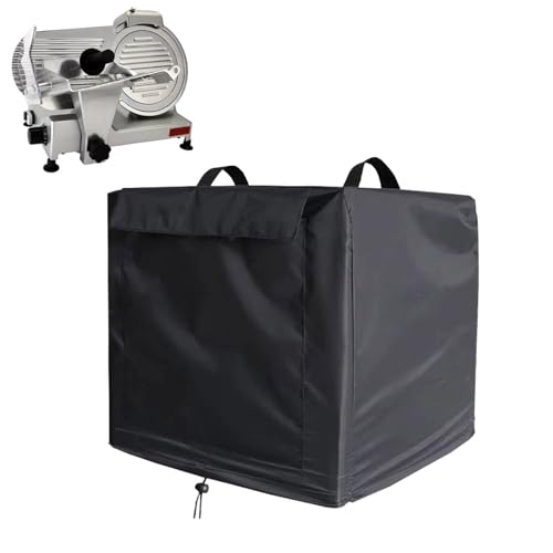 Fleischschneider-Abdeckung (nur Abdeckung), wasserdicht, staubdicht, für Küchentheke,robustes 420D-Oxford-Gewebe,passend für Beswood/Vevor Fleischschneidemaschine von Baomaeyea