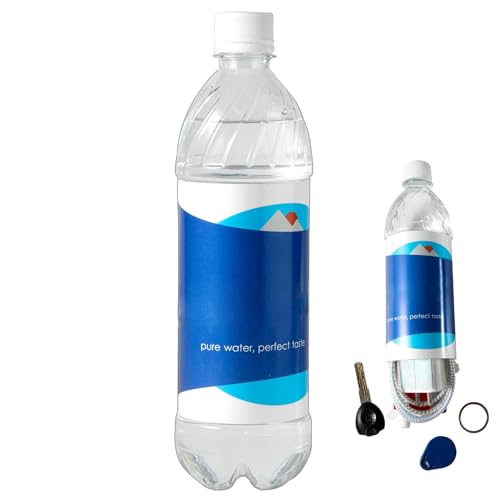 1/2 Stk. Diversion Safe Wasserflasche mit Geheimfach verstecktem Fach Container | Verstecktem Platz für Diskreter Köder, für Reisen oder zu Hause, Unten Abschraubbar, um Ihre Wertsachen Aufzubewahren 1/2 Stk. Diversion Safe Wasserflasche mit Geheimfach verstecktem Fach Container | Verstecktem Platz für Diskreter Köder, für Reisen oder zu Hause, Unten Abschraubbar, um Ihre Wertsachen Aufzubewahren von Baoqifong
