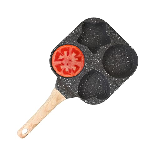 Baoqifong Eierpfanne - Frühstückspfanne Für 4 Portionen,Kochgeschirr mit ergonomischem Griff und Eierpfanne für Omelettzubereitung sowohl drinnen als auch draußen Baoqifong Eierpfanne - Frühstückspfanne Für 4 Portionen,Kochgeschirr mit ergonomischem Griff und Eierpfanne für Omelettzubereitung sowohl drinnen als auch draußen von Baoqifong