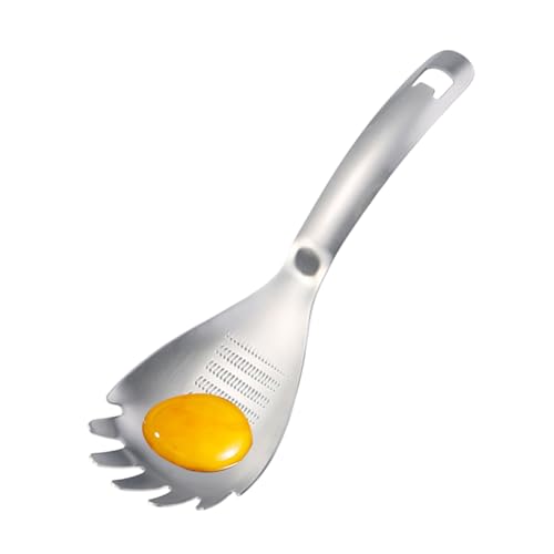 Baoqifong Große Kochlöffel - Vielseitige Küchenlöffel - Hitzebeständige Küchenhelfer Mit Reibe Und Schlitzen Zum Abtropfen Für Gewürze Und Nudeln | Zum Reiben Von Gewürzen Trennen Von Eigelb Baoqifong Große Kochlöffel - Vielseitige Küchenlöffel - Hitzebeständige Küchenhelfer Mit Reibe Und Schlitzen Zum Abtropfen Für Gewürze Und Nudeln | Zum Reiben Von Gewürzen Trennen Von Eigelb von Baoqifong