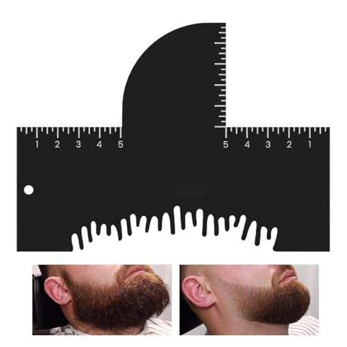 Baoqifong Haarlinien Formungswerkzeug,Haarlinien Styling Und Werkzeug - Friseurkarte Für Bartrasur Präzisionspflege Unisex Baoqifong Haarlinien Formungswerkzeug,Haarlinien Styling Und Werkzeug - Friseurkarte Für Bartrasur Präzisionspflege Unisex von Baoqifong