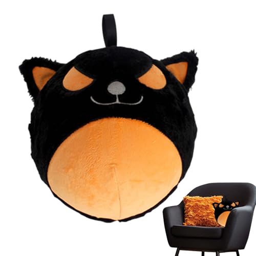Baoqifong Halloween Aufblasbarer Kürbis Spielball - Luftkürbis Deko Für Draußen | Tragbarer Weicher Interaktiver Deko Ball Für Kinderzimmer Herbst Saison von Baoqifong