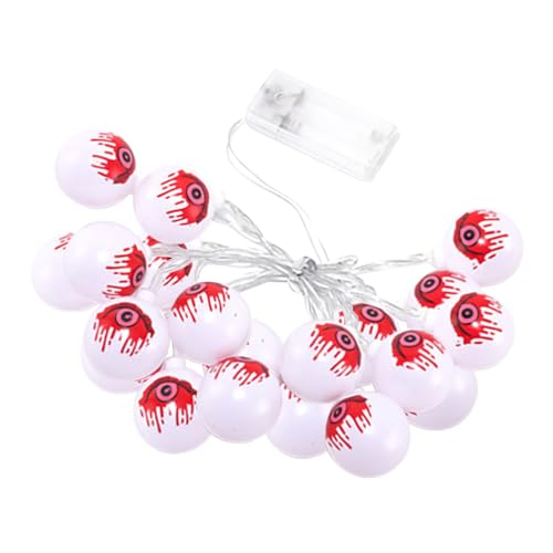 Baoqifong Halloween Augapfel Lichterkette,Halloween-Lichterkette für den Innenbereich | wasserdichte saisonale Party Dekoration für Wand Fensterbank Baum Terrasse Hof Fenster Garten von Baoqifong