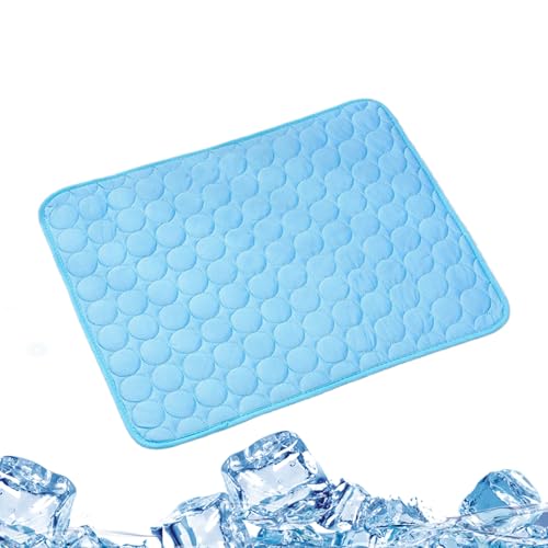 Baoqifong Hundekühlmatte Für Draußen - Kühlsamtmatte Für Hunde Im Innenbereich - Atmungsaktive Sommer Bettwäsche Für Haustiere Waschbar Für Sofa Boden Wohnmobilsitz Camping Reisen von Baoqifong
