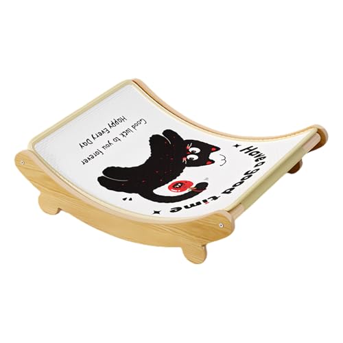 Baoqifong Katzen Kratzpad, Kratzmatte Mit Liegefläche, Interaktives Spielzeug Gegen Kratzen Für Kätzchen Mit Boden Für Zuhause Sofa Couch Krallenpflege von Baoqifong