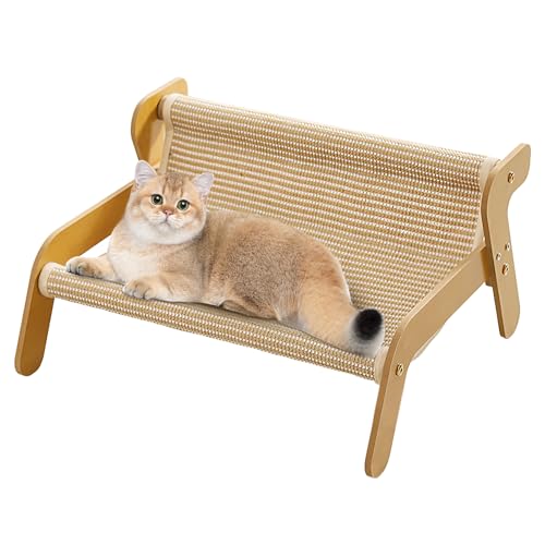 Baoqifong Katzen Kratzsofa - Kratzcouch Sofa,Kratzmöbel Mit Möbelschutz Für Drinnen Spielbereich Und Gemütlichen Ruhebereich von Baoqifong