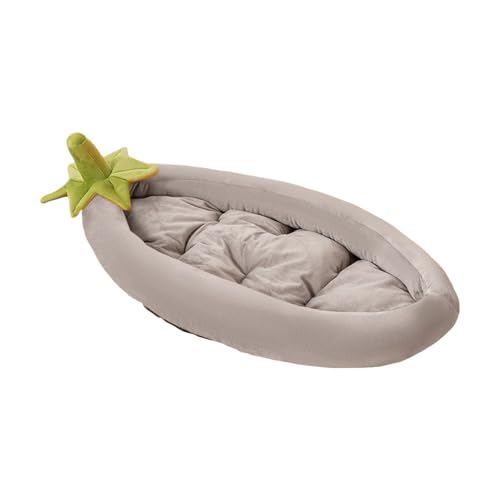 Baoqifong Katzenbett | Aubergine Kleines Haustierbett | Waschbares Wärmendes Haustiernest Für Innen Außen Garten Box Auto Reisen Wohnung Ecke von Baoqifong